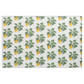 Vintager Botanischer Zitronenfruchtblossom Stoff (Fat Quarter (45,7 x 55,9 cm))