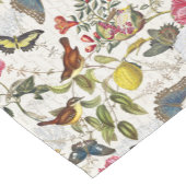 Vintager botanischer Zoll 14" X 72" Tischläufer (Ecke)