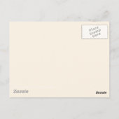 Vintager Bouquet aus rosa Rosen - Shukran Postkarte (Rückseite)