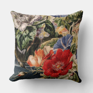 Vintager Bouquet von Blume Kissen
