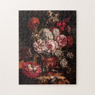 Vintager Bouquet von Blume Puzzle