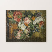 Vintager Bouquet von Blume Puzzle (Horizontal)