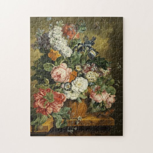 Vintager Bouquet von Blume Puzzle (Vertikal)