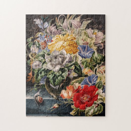 Vintager Bouquet von Blume Puzzle (Vertikal)
