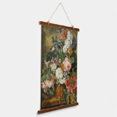 Vintager Bouquet von Blume Wandteppich Mit Holzrahmen (Gewinkelt)