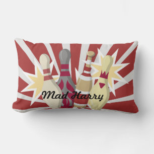 Vintager Bowling Lendenkissen