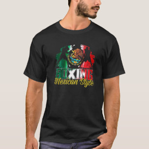 Vintager Boxstil in Mexiko Großes Boxen T-Shirt