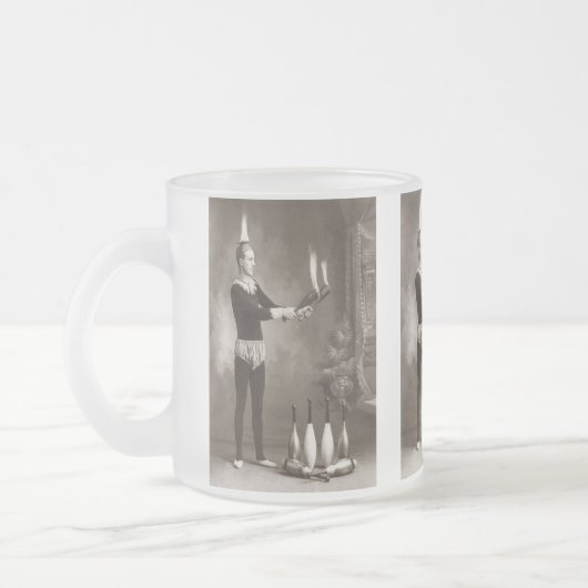 Vintager Brandbrecher Mattglastasse (Links)