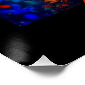 Vintager brasilianischer Karneval-Tänzer Poster (Ecke)