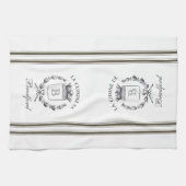 Vintager brauner französischer Sack mit Individuel Handtuch (Horizontal)