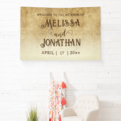 Vintager Brautgarten Banner (InSitu)