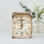 VINTAGER BRENNSTOFFSPIEL POSTKARTE (Stehend Vorderseite)