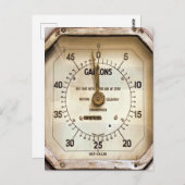 VINTAGER BRENNSTOFFSPIEL POSTKARTE (Vorne/Hinten)