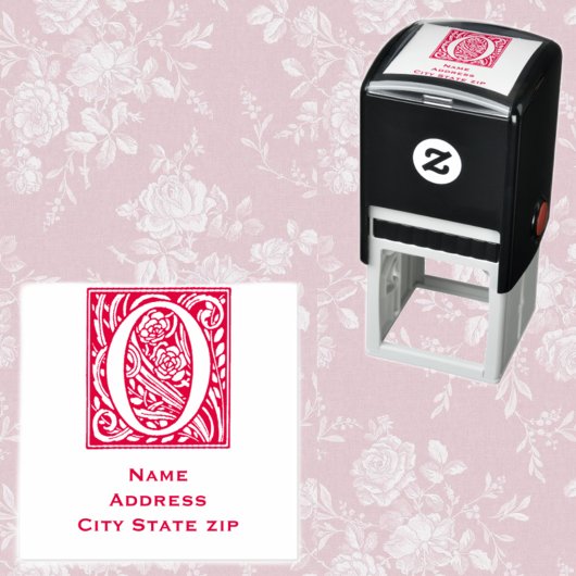 Vintager Brief O Permastempel