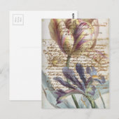 Vintager Brief Postkarte (Vorne/Hinten)