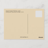 Vintager britischer Erster Weltkrieg Postkarte (Rückseite)