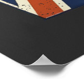 Vintager britischer Flaggensoldat Poster (Ecke)