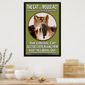 Vintager britischer Suffragette Cat and Mouse Act Poster (Küche)