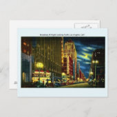 Vintager Broadway Los Angeles Postcard Postkarte (Vorne/Hinten)