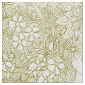 Vintager Bronzegarten Stoff (Nahaufnahme)