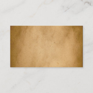 Vintager Browngelber Papierpergament-Hintergrund Visitenkarte