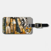 Vintager Buchclub Gepäckanhänger (Vorderseite horizontal)