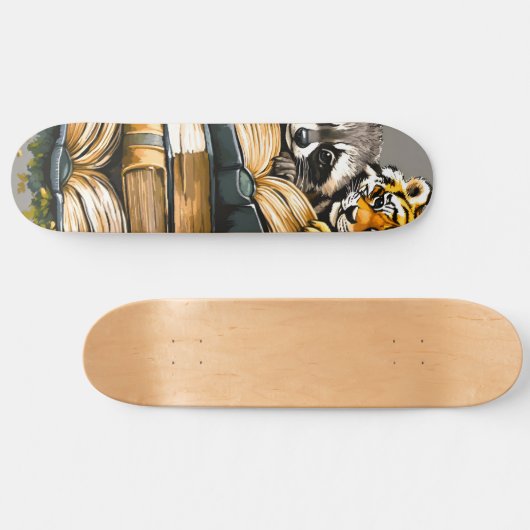 Vintager Buchclub Skateboard (Horizontal)
