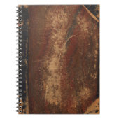 Vintager Bucheinband, retro Imitatledergrenze Notizblock (Vorderseite)