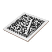 Vintager Buchstabe "A" Fliese (Seite)