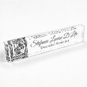 Vintager Buchstabe "D" Namensplakette