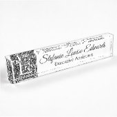 Vintager Buchstabe "E" Namensplakette