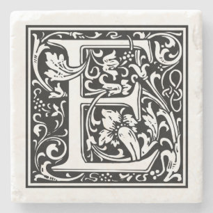 Vintager Buchstabe "E" Steinuntersetzer