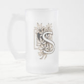 Vintager Buchstabe 'S' Collage - Tasse (Links)