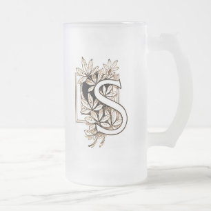 Vintager Buchstabe 'S' Collage - Tasse
