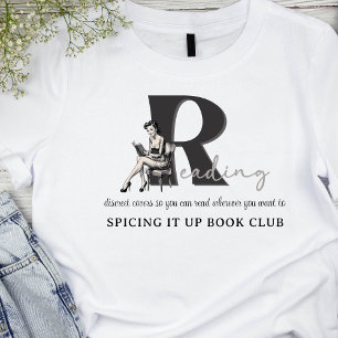 Vintager Buchwöchnerleser Buchclub T-Shirt