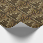 Vintager Buddha Geschenkpapier (Ecke)