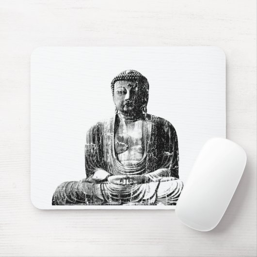 Vintager Buddha Mousepad (Mit Mouse)