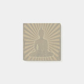 Vintager Buddha - Post-it Klebezettel (Vorderseite)