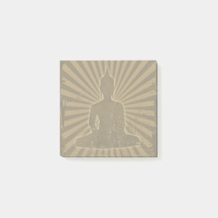 Vintager Buddha - Post-it Klebezettel