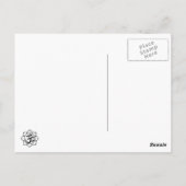 Vintager Buddha Postkarte (Rückseite)