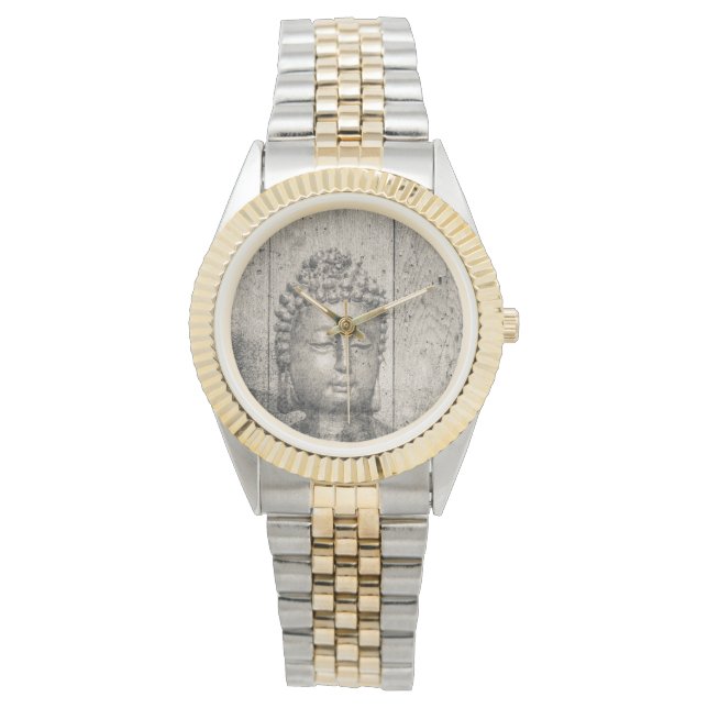 Vintager Buddha-Stil Armbanduhr (Vorderseite)