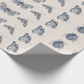 Vintager Bug Collection-Druck (BIG) Geschenkpapier (Ecke)
