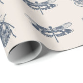 Vintager Bug Collection-Druck (BIG) Geschenkpapier (Rolleneckpunkt)