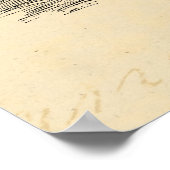 Vintager Bulldog-Hundelikt der 1800er Jahre - Hund Poster (Ecke)