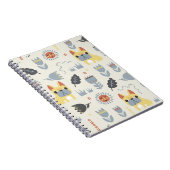 Vintager Bulldogge aus Frankreich und skandinavisc Notizblock (Rechte Seite)