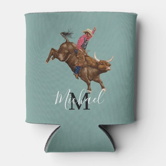 Vintager Bullfahrer Dosenkühler (Vorderseite)