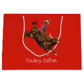 Vintager Bullfahrer Große Geschenktüte (Vorderseite)