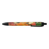 Vintager bunter mit Blumenhintergrund 2 der Kunst Kugelschreiber (Unterseite)