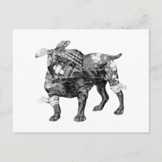 Vintager Butch in BW Postkarte