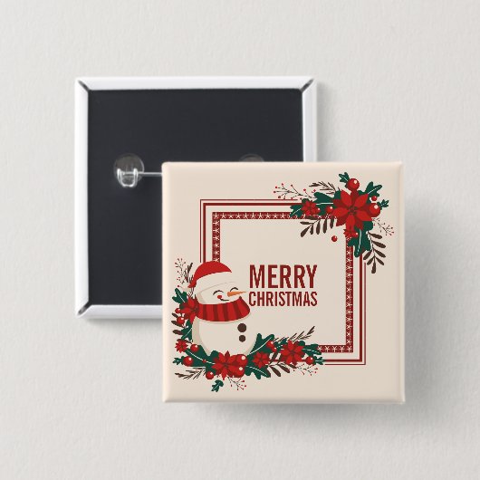 Vintager Button-Knopf des Button (Vorne & Hinten)